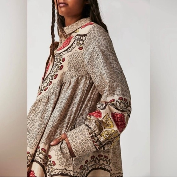 Free People Smell the Roses Floral Patterned Dress - Picture 4 of 9